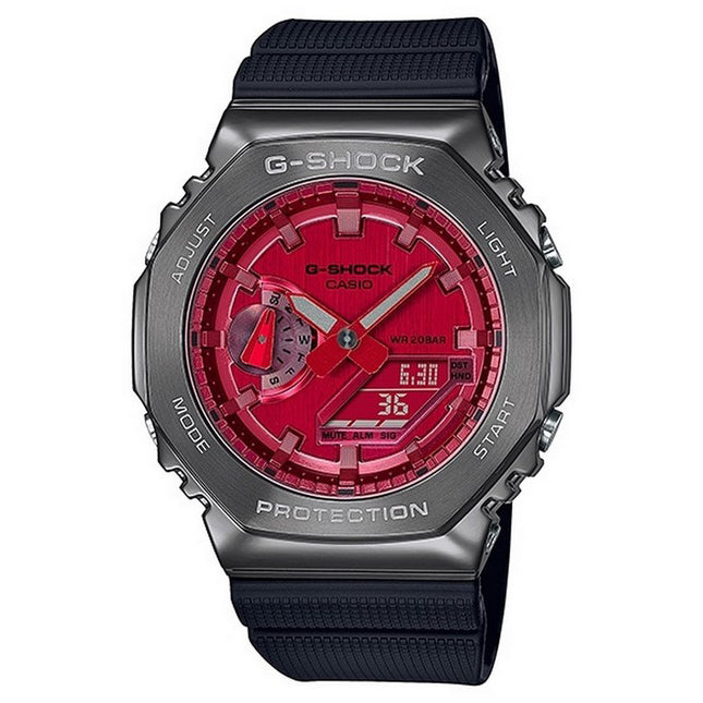 Casio G-Shock World Time Analog Digital Metal Covered GM-2100B-4A GM2100B-4 200M Women's Watch