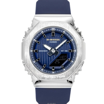 Casio G-Shock Analog Digital Limited Edition Bio-Based Resin Blue Dial Quartz GM-S2110SH-2A 200M Women's Watch