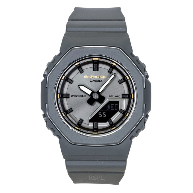 Casio G-Shock Analog Digital Bio-Based Resin Strap Grey Dial Quartz GMA-P2126W-8A 200M Women's Watch