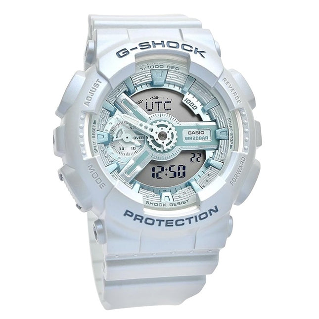 Casio G-Shock Analog Digital Bio-Based Resin Strap Blue Dial Quartz GMA-S110ST-2A 200M Women's Watch