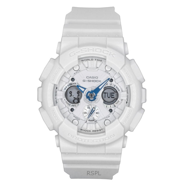 Casio G-Shock Analog Digital Bio-Based Resin White Dial Quartz GMA-S120SA-7A2 200M Women's Watch