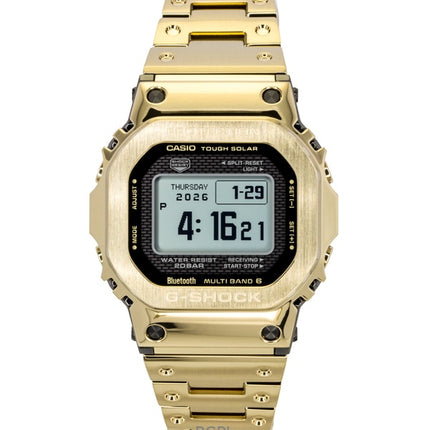 Casio G-Shock Digital Gold Tone Full Metal Smartphone Link Solar GMW-BZ5000GD-9 200M Men's Watch