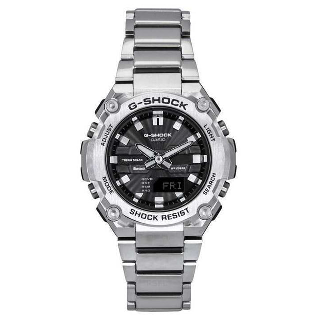 Casio G-Shock G-Steel Analog Digital Smartphone Link Black Dial Solar GST-B600D-1A 200M Men's Watch
