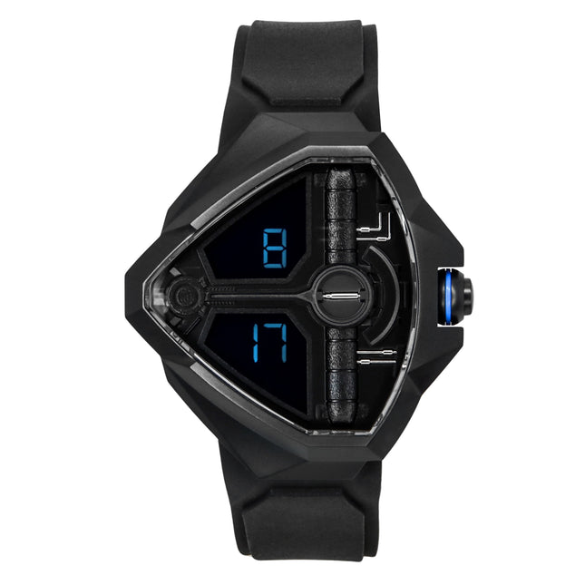 Hamilton Ventura Edge Dune Limited Edition Rubber Strap Black Dial Quartz H24624330 100M Men's Watch