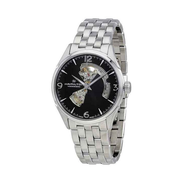 Hamilton Jazzmaster Stainless Steel Open Heart Black Dial Automatic H32705131 Mens Watch