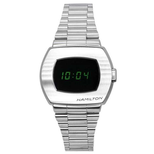 Hamilton PSR American Classic Digital Stainless Steel Quartz H52414131 100M Mens Watch