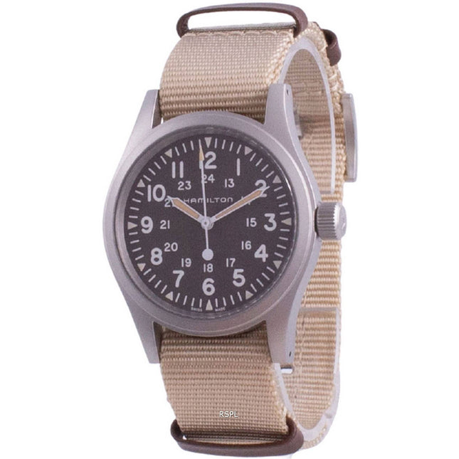 Hamilton Khaki Field Brown Dial Mechanical H69439901 Mens Watch
