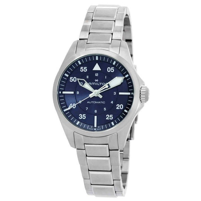 Hamilton Khaki Aviation Pilot Stainless Steel Blue Dial Automatic H76215140 100M Men's Watch
