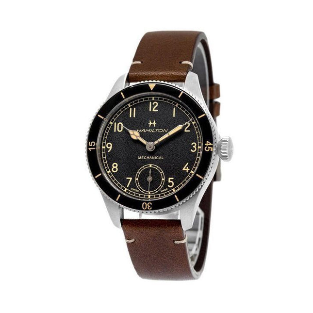Hamilton Khaki Aviation Pilot Pioneer Black Dial Mechanical H76719530 100M Men's Watch