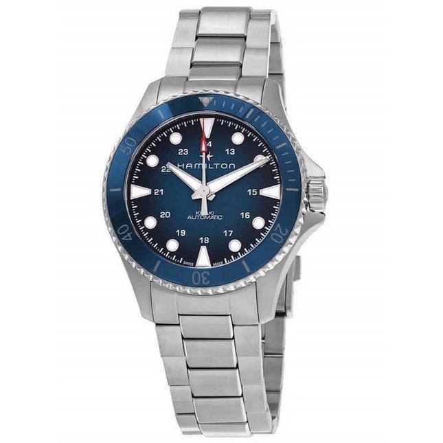 Hamilton Khaki Navy Scuba Stainless Steel Blue Dial Automatic Diver's H82505140 300M Men's Watch