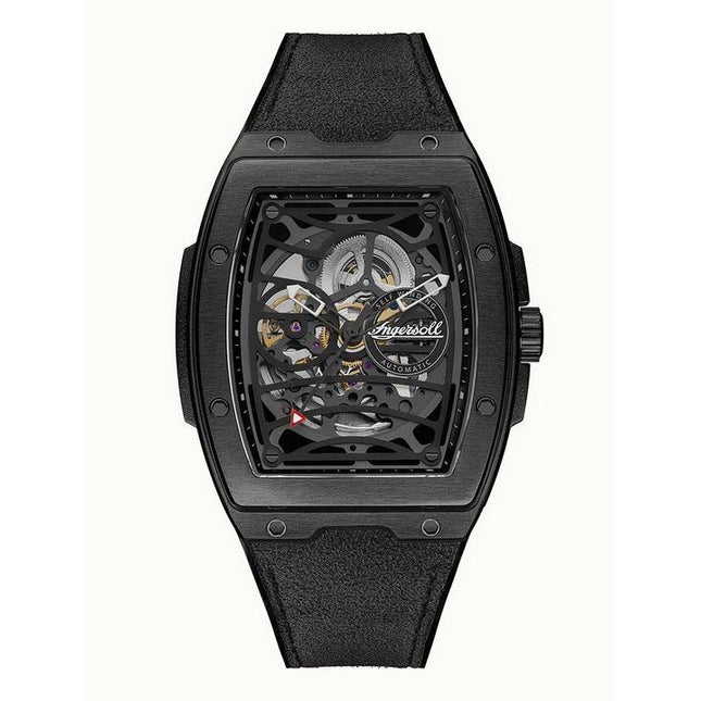 Ingersoll The Challenger Black Skeleton Dial Automatic I12307 Men's Watch