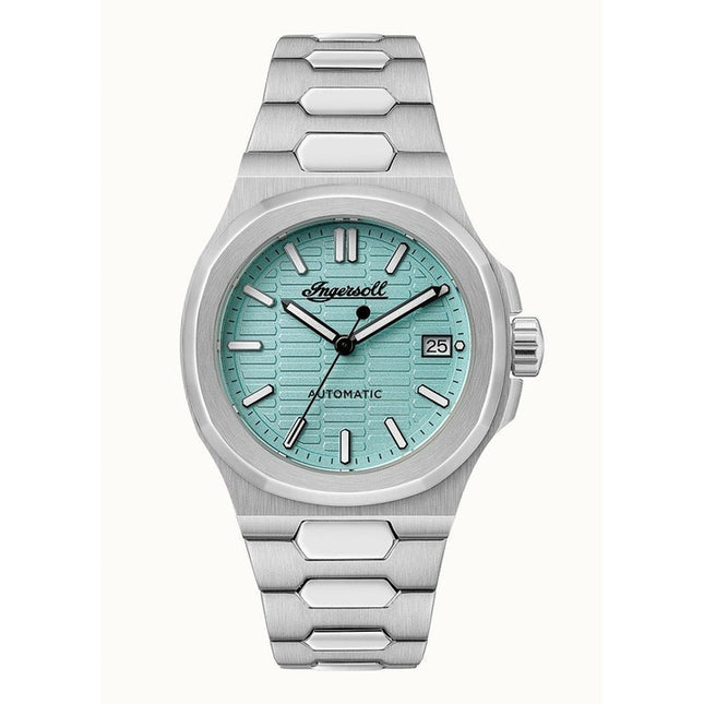 Ingersoll The Catalina Stainless Steel Turquoise Dial Automatic I14601 Men's Watch