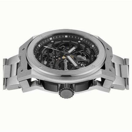Ingersoll The Springfield Stainless Steel Black Skeleton Dial Automatic I15203 Men's Watch