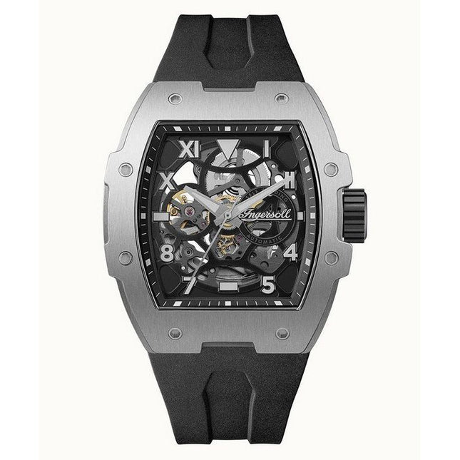 Ingersoll The Play Black Skeleton Dial Automatic I15301 Men's Watch