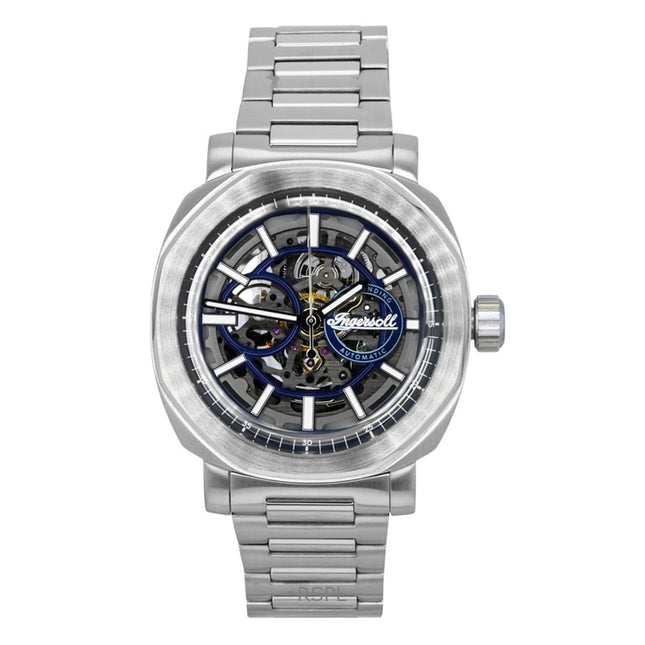 Ingersoll The Outrider Stainless Steel Grey Skeleton Dial Automatic I16403 Men's Watch