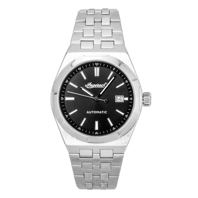 Ingersoll The Rider Stainless Steel Black Dial Automatic I16801 Men's Watch