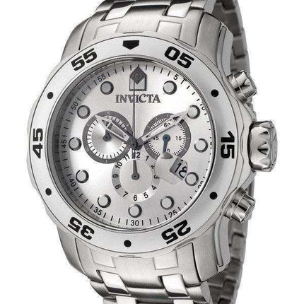 Invicta Pro-Diver Quartz Chronograph Silver Dial INV0071/0071 Mens Watch