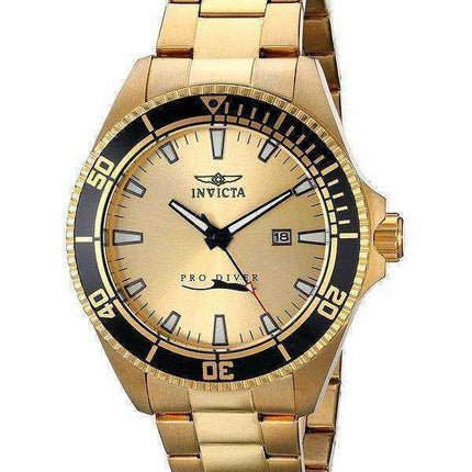 Invicta Pro Diver Gold Tone Quartz 15186 Mens Watch