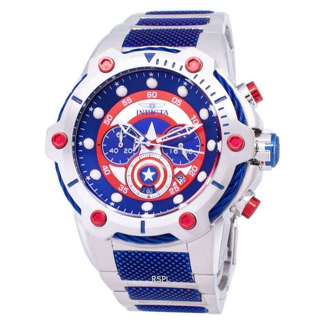 Invicta Marvel 25780 Captain America Limited Edition Chronograph Quartz Men's Watch