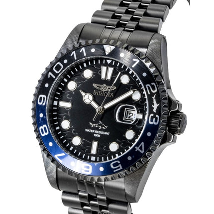 Invicta Pro Diver Stainless Steel Black Dial Quartz 30627 100M Men's Watch