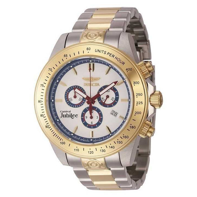 Invicta Cruiseline Chronograph Limited Edition White Dial Quartz Diver's 46145 200M Men's Watch