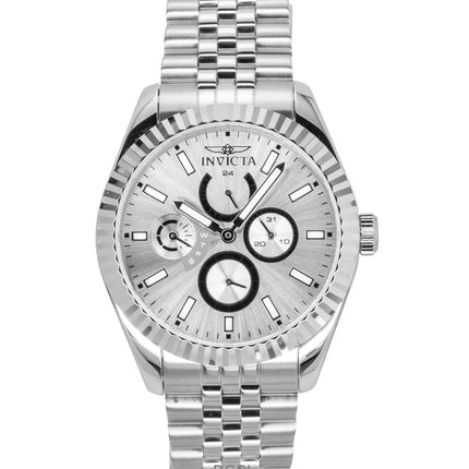 Invicta Specialty GMT Stainless Steel Silver Dial Quartz 49534 Men's Watch