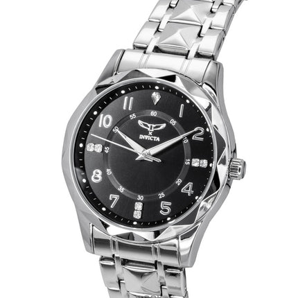 Invicta Specialty Stainless Steel Black Dial Quartz 69027 Men's Watch