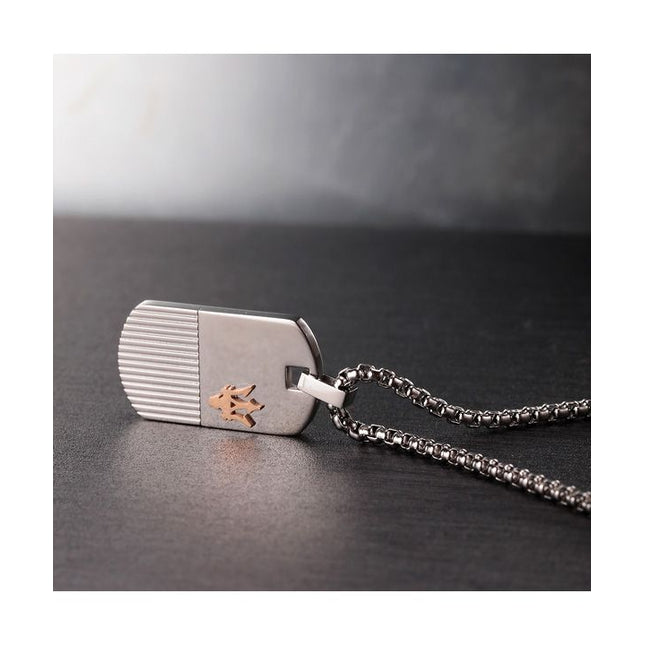 Maserati Jewels Stainless Steel JM121ATK08 Necklace For Men