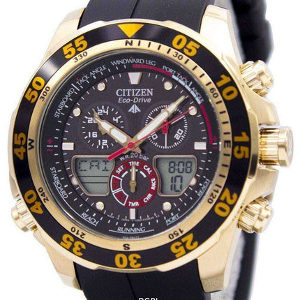 Citizen Eco-Drive Promaster Chronograph World Time JR4046-03E JR4046 Mens Watch