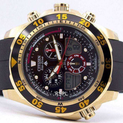 Citizen Eco-Drive Promaster Chronograph World Time JR4046-03E JR4046 Mens Watch