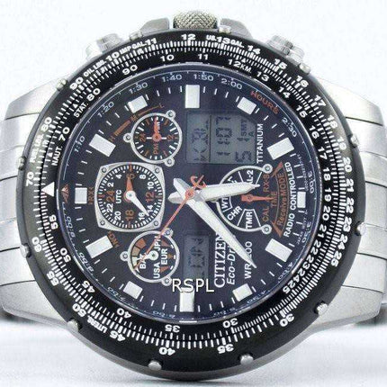 Citizen Promaster Skyhawk Titanium Eco-Drive Radio Controlled World Time JY0080-62E Men's Watch