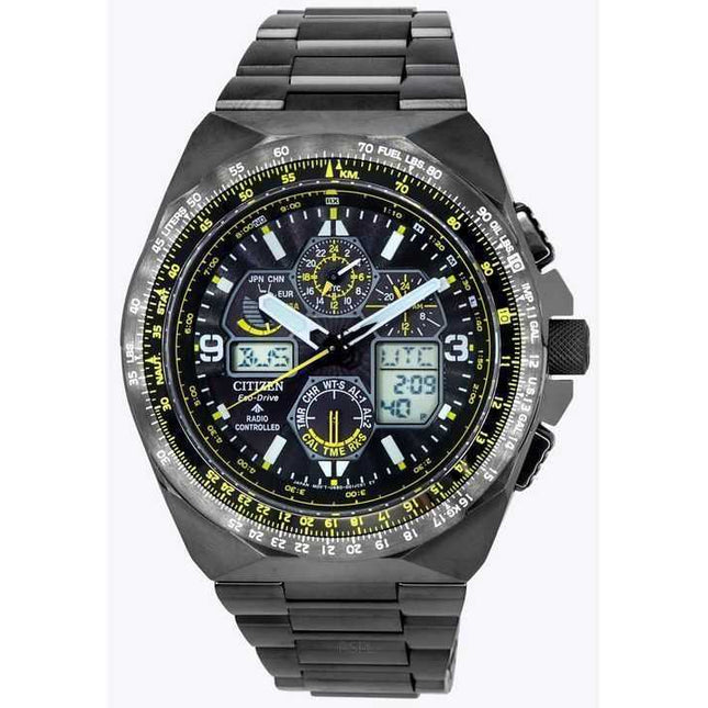Citizen Promaster Skyhawk A-T Black Dial Chronograph Eco-Drive JY8127-59E 200M Men's Watch