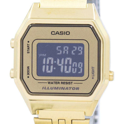 Casio Youth Vintage Illuminator Alarm Digital LA680WGA-9B Women's Watch