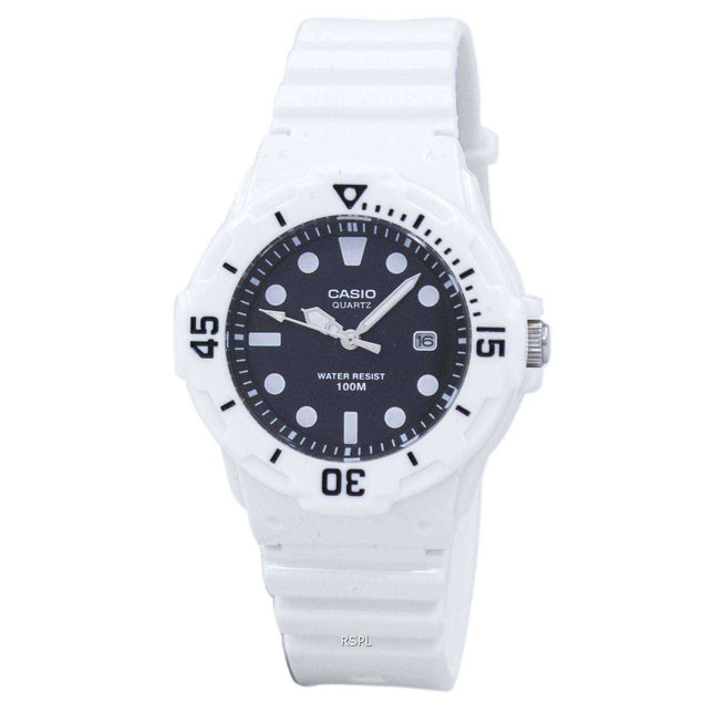 Casio Enticer Analog Black Dial LRW-200H-1EVDF LRW-200H-1EV Womens Watch