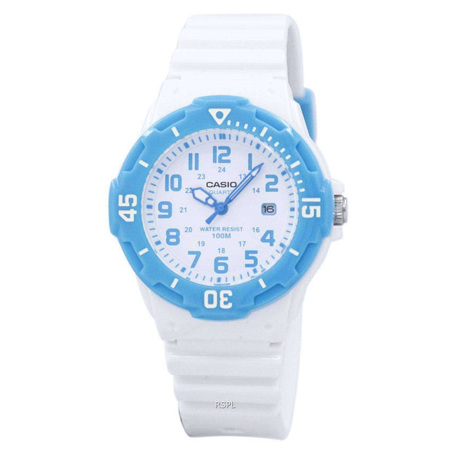 Casio Analog White Dial LRW-200H-2BVDF LRW-200H-2BV Womens Watch
