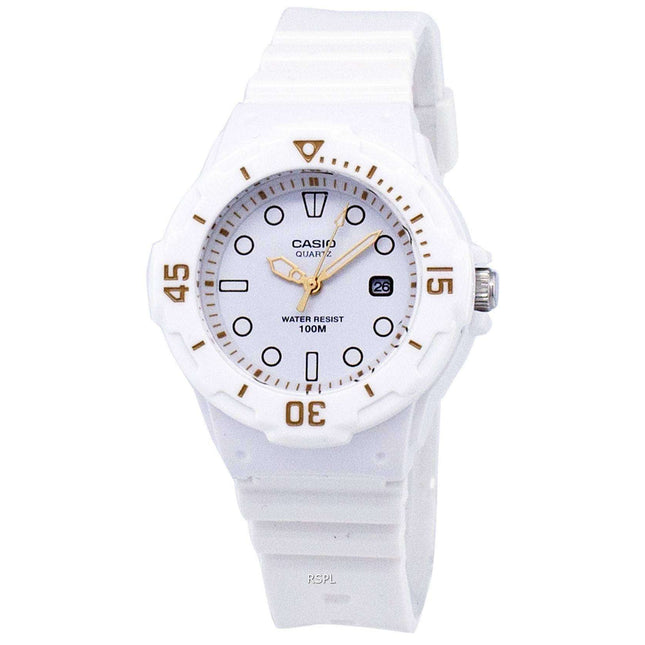 Casio Enticer Classic Analog White Dial LRW-200H-7E2VDF LRW-200H-7E2V Womens Watch