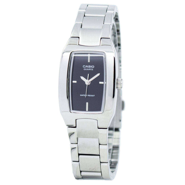 Casio Enticer Analog Black Dial LTP-1165A-1CDF LTP-1165A-1C Womens Watch