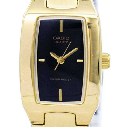Casio Enticer Analog Black Dial LTP-1165N-1CRDF LTP-1165N-1CR Womens Watch