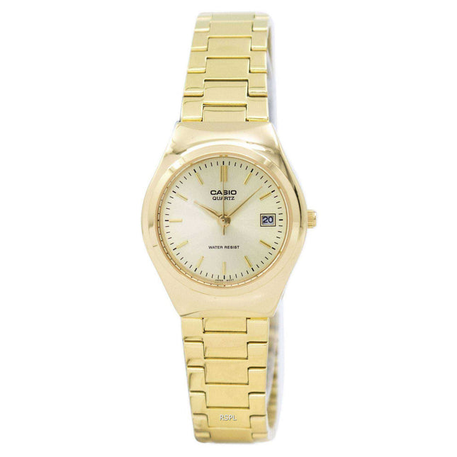 Casio Analog Gold Tone LTP-1170N-9ARDF LTP-1170N-9AR Womens Watch