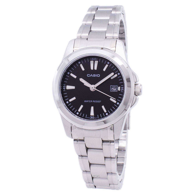 Casio Analog Quartz Black Dial LTP-1215A-1A2DF LTP-1215A-1A2 Womens Watch