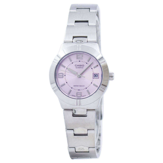 Casio Enticer Analog Quartz Pink Dial LTP-1241D-4ADF LTP-1241D-4A Womens Watch