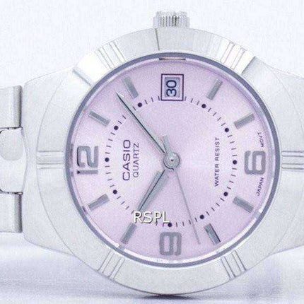 Casio Enticer Analog Quartz Pink Dial LTP-1241D-4ADF LTP-1241D-4A Womens Watch