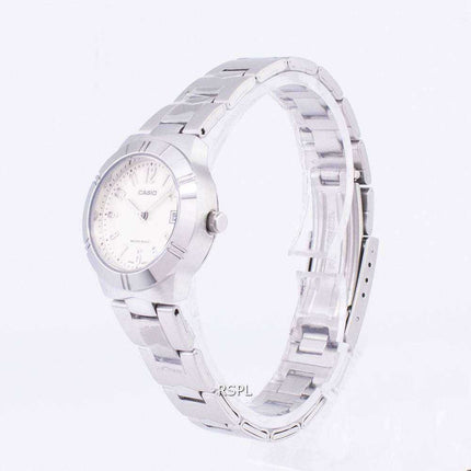 Casio Enticer Analog Quartz White Dial LTP-1241D-7A2DF LTP-1241D-7A2 Womens Watch