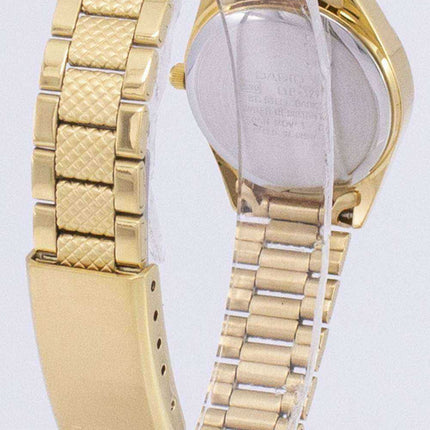 Casio Analog Quartz Gold Tone White Dial LTP-1274G-7ADF LTP-1274G-7A Womens Watch