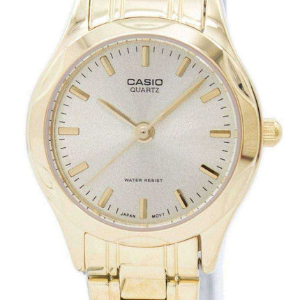 Casio Analog Quartz Gold Tone Dial LTP-1275G-9ADF LTP-1275G-9A Womens Watch
