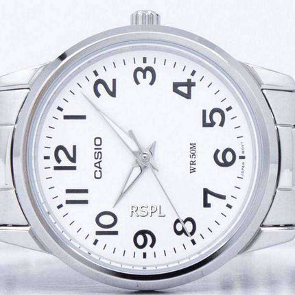 Casio Enticer Analog Quartz White Dial LTP-1303D-7BVDF LTP-1303D-7BV Womens Watch