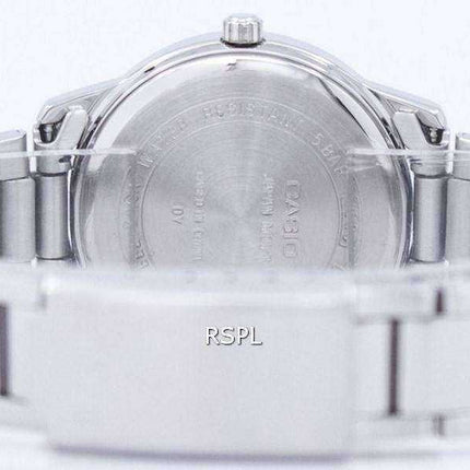 Casio Enticer Analog Quartz White Dial LTP-1303D-7BVDF LTP-1303D-7BV Womens Watch