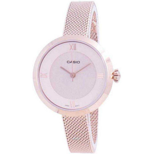 Casio Analog Pink Dial LTP-E154MPG-4A LTPE154MPG-4A Womens Watch