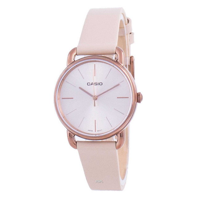 Casio Rose Gold Tone Dial Quartz LTP-E412RL-5A LTPE412RL-5 Womens Watch