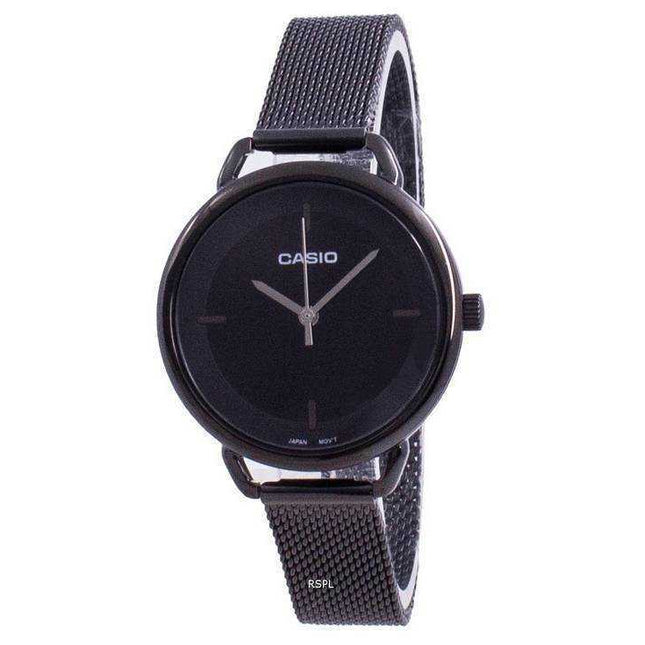 Casio Black Dial Quartz LTP-E413MB-1A LTPE413MB-1 Womens Watch
